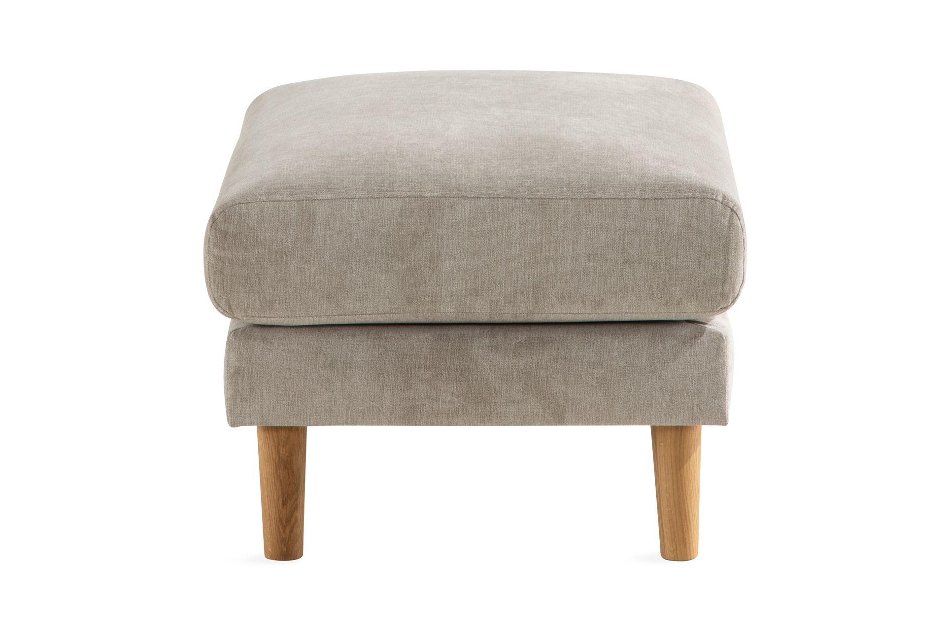 Trend Lyx Fotskammel - Beige/Eik - Møbler - Stoler & lenestoler - Krakk - Fotskammel