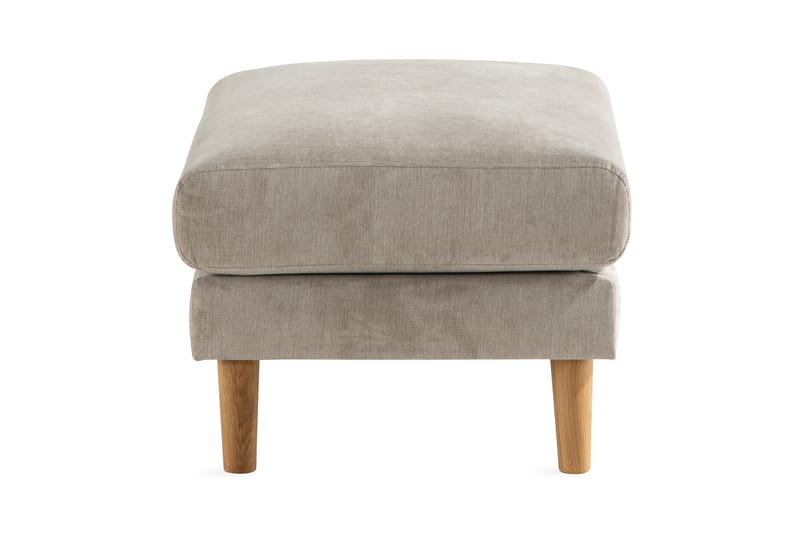 Trend Lyx Fotskammel - Beige/Eik - Møbler - Stoler & lenestoler - Krakk - Fotskammel