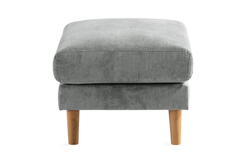 Trend Lyx Fotskammel - Grå/Eik - Møbler - Stoler & lenestoler - Krakk - Fotskammel