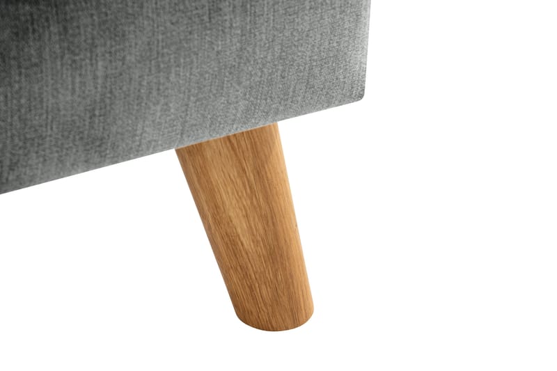 Trend Lyx Fotskammel - Grå/Eik - Møbler - Stoler & lenestoler - Krakk - Fotskammel