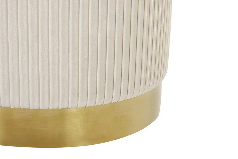 Trumelet Fotskammel med Oppbevaring 2-pk - Hvit - Møbler - Stoler & lenestoler - Krakk - Fotskammel - Fotskammel med oppbevaring