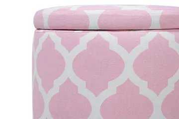 Tunica Fotskammel 35 / 30 cm - Rosa - Møbler - Stoler & lenestoler - Krakk - Fotskammel