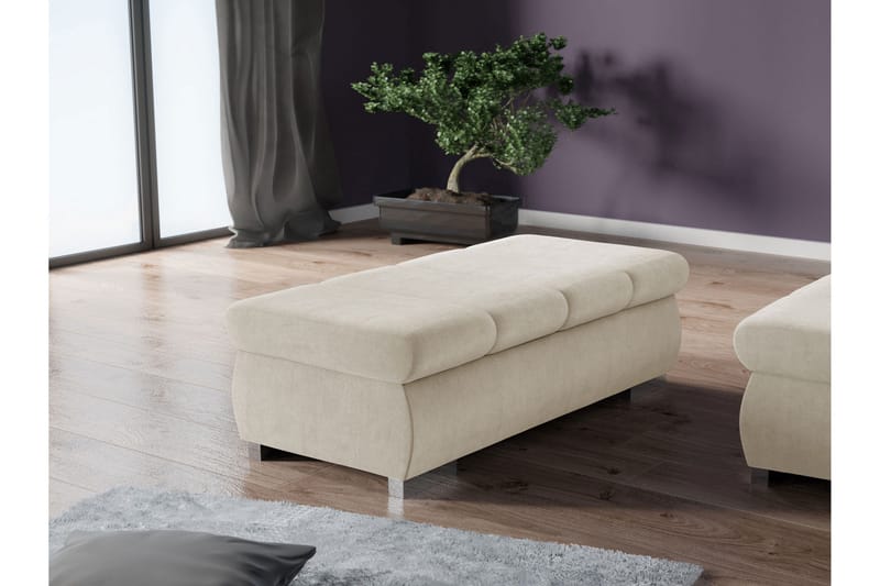 Gamal Fotpall 60 cm - Beige - Møbler - Stoler & lenestoler - Krakk - Fotskammel