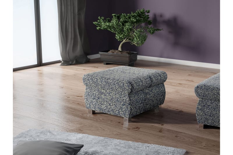 Gamal Fotpall 60 cm - Marineblå - Møbler - Stoler & lenestoler - Krakk - Fotskammel