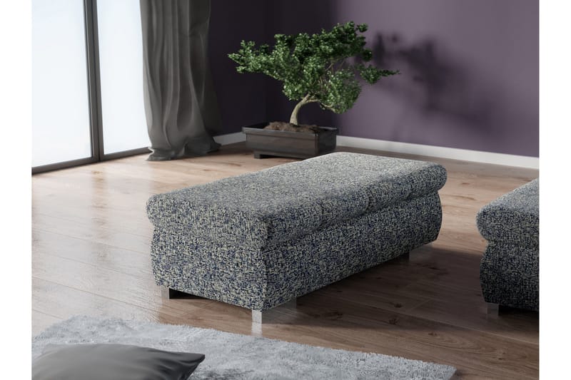 Gamal Fotpall 60 cm - Marineblå - Møbler - Stoler & lenestoler - Krakk - Fotskammel