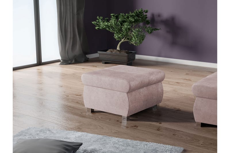Gamal Fotpall 60 cm - Rosa - Møbler - Stoler & lenestoler - Krakk - Fotskammel