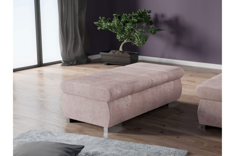 Gamal Fotpall 60 cm - Rosa - Møbler - Stoler & lenestoler - Krakk - Fotskammel