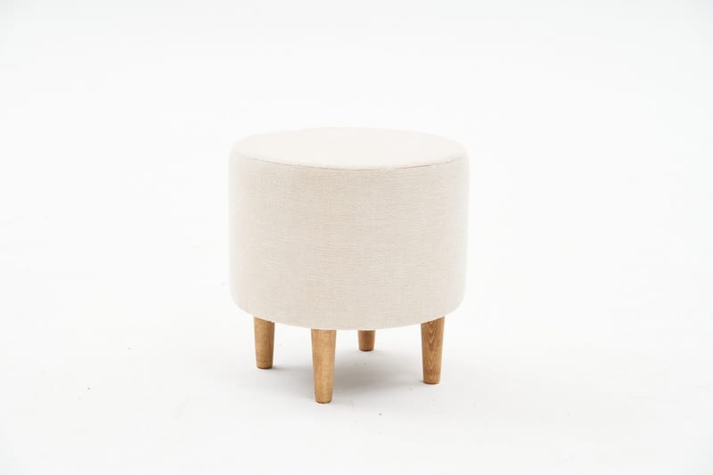 Gianni Sittepuff 40 cm - Krem - Møbler - Stoler & lenestoler - Krakk - Puff