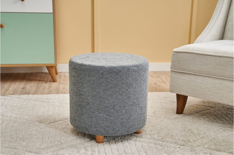 Gilberto Sittepuff 40 cm - Grå - Møbler - Stoler & lenestoler - Krakk - Puff