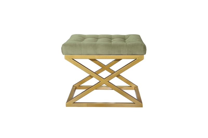 Gillie Sittepuff 40 cm, Gull/Grønn