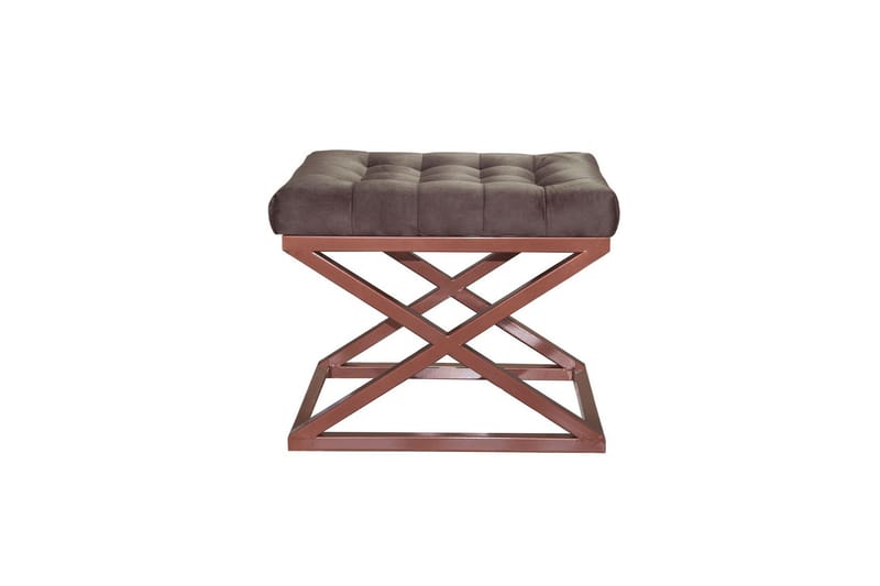 Gillie Sittepuff 40 cm - Kobber/Brun - Møbler - Stoler & lenestoler - Krakk - Puff