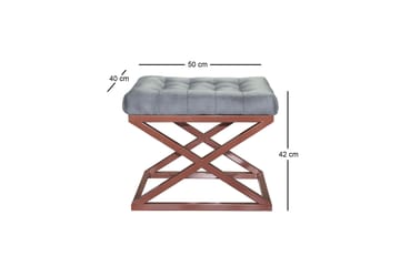 Gillie Sittepuff 40 cm - Kobber/Grå - Møbler - Stoler & lenestoler - Krakk - Puff