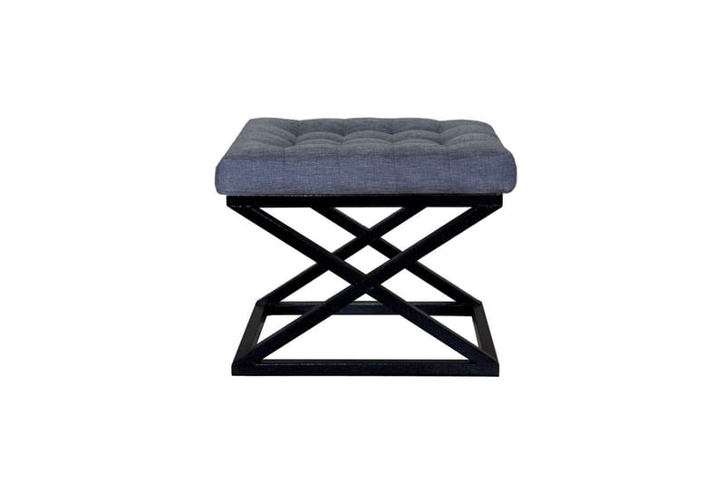 Gillie Sittepuff 40 cm, Svart/Blå