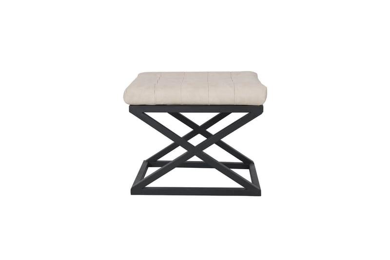 Gillie Sittepuff 40 cm, Svart/Hvit