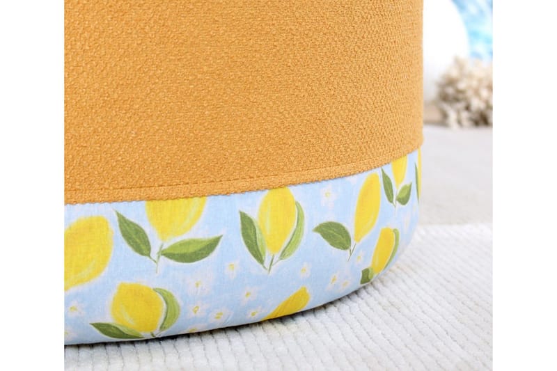 Giselda Sittepuff 54 cm - Flerfarget - Møbler - Stoler & lenestoler - Krakk - Puff