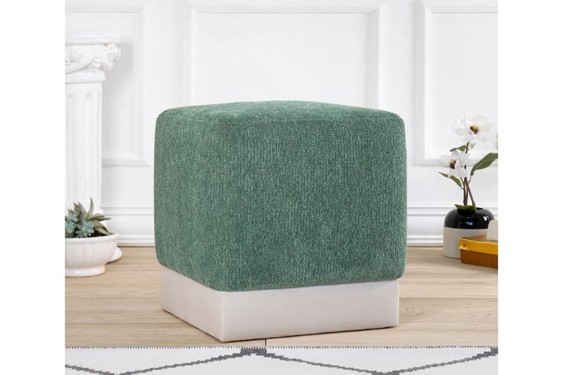 Gladys Sittepuff 45 cm - Grønn - Møbler - Stoler & lenestoler - Krakk - Puff
