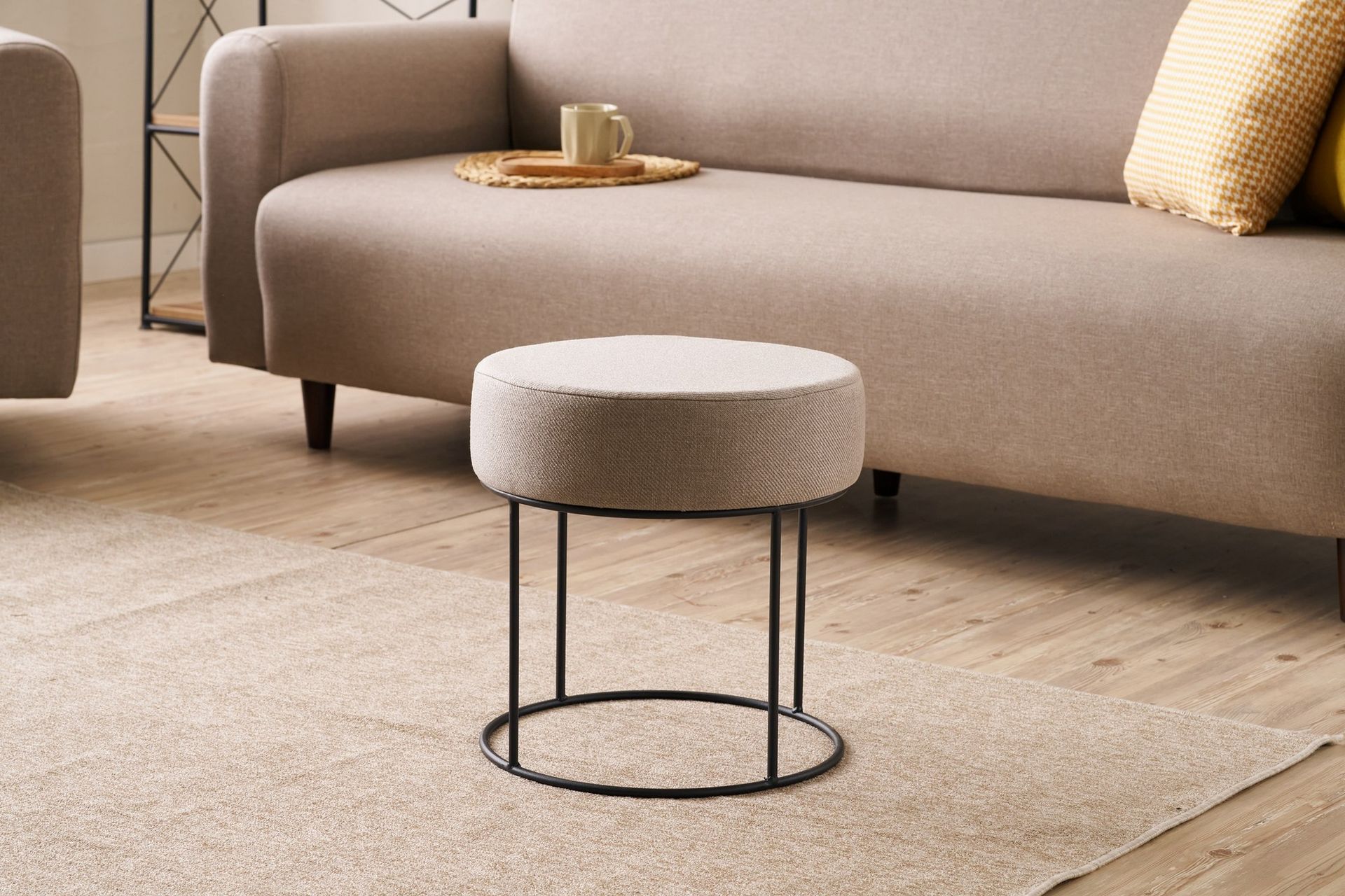 Goliath Sittepuff 40 cm - Beige - Møbler - Stoler & lenestoler - Krakk - Puff