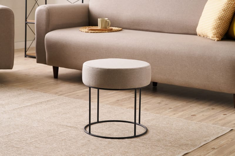 Goliath Sittepuff 40 cm - Beige - Møbler - Stoler & lenestoler - Krakk - Puff