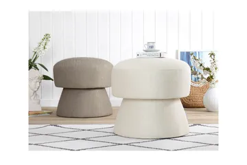Gomer Sittepuff 45 cm - Krem - Møbler - Stoler & lenestoler - Krakk - Puff