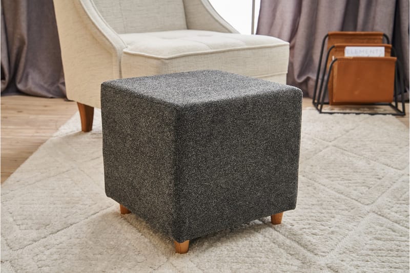 Gracen Sittepuff 40 cm - Antrasitt - Møbler - Stoler & lenestoler - Krakk - Puff