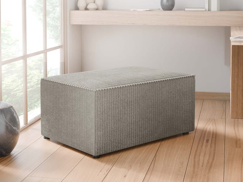 Hobson Fotskammel 60 cm - Blå - Møbler - Stoler & lenestoler - Krakk - Fotskammel