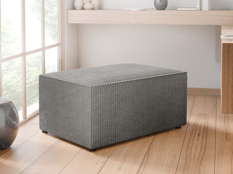 Hobson Fotskammel 60 cm - Blå - Møbler - Stoler & lenestoler - Krakk - Fotskammel