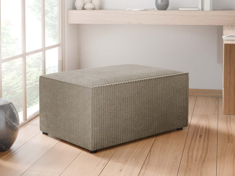 Hobson Fotskammel 60 cm - Blå - Møbler - Stoler & lenestoler - Krakk - Fotskammel