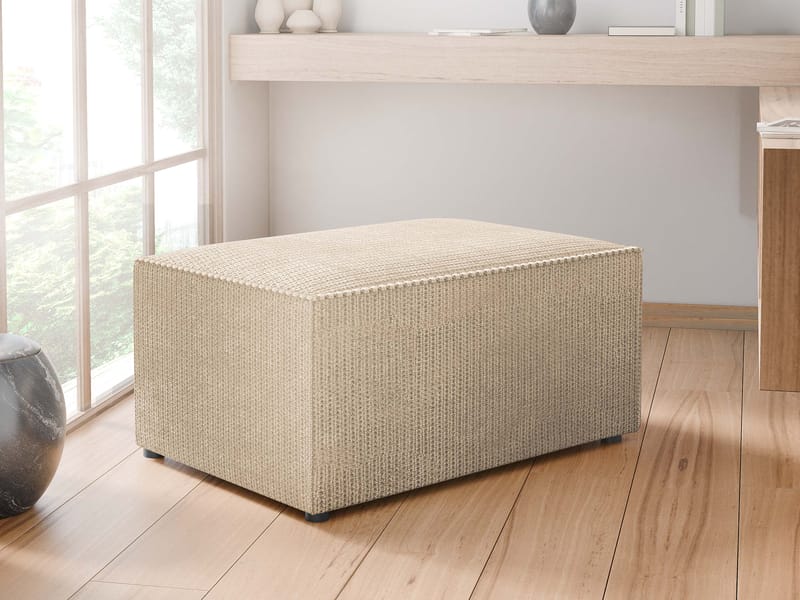 Hobson Fotskammel 60 cm - Blå - Møbler - Stoler & lenestoler - Krakk - Fotskammel