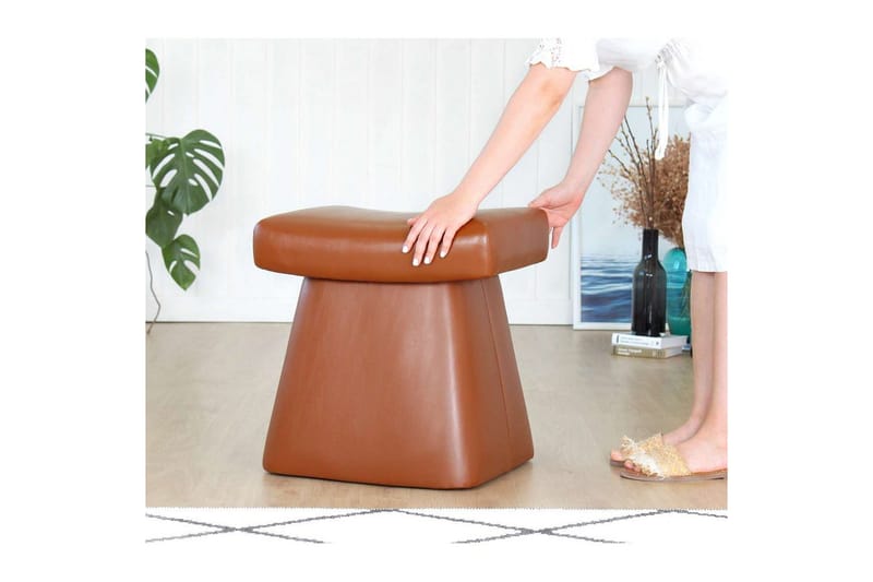 Islor Sittepuff Utomhus 38 cm - Brun - Møbler - Stoler & lenestoler - Krakk - Puff