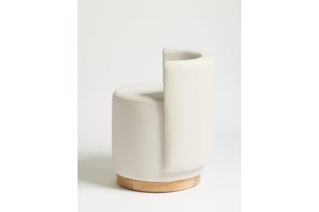 Kelran Fotpall 45 cm - Krem - Møbler - Stoler & lenestoler - Krakk - Puff
