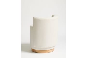Kelran Fotpall 45 cm - Krem - Møbler - Stoler & lenestoler - Krakk - Puff