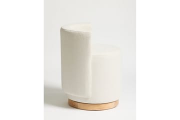 Kelran Fotpall 45 cm - Krem - Møbler - Stoler & lenestoler - Krakk - Puff