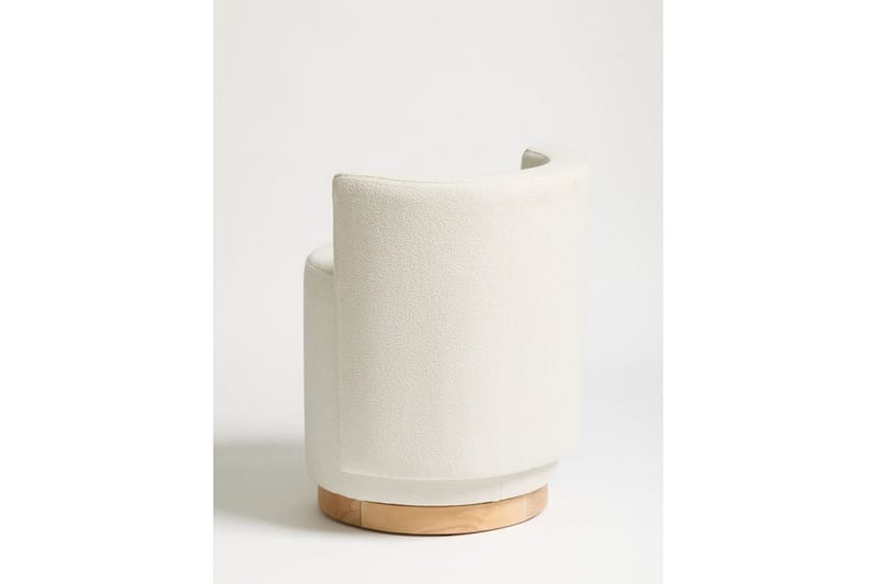 Kelran Fotpall 45 cm - Krem - Møbler - Stoler & lenestoler - Krakk - Fotskammel