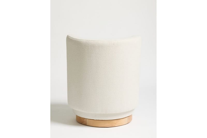 Kelran Fotpall 45 cm - Krem - Møbler - Stoler & lenestoler - Krakk - Fotskammel