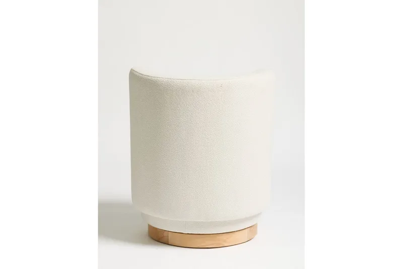 Kelran Fotpall 45 cm - Krem - Møbler - Stoler & lenestoler - Krakk - Puff