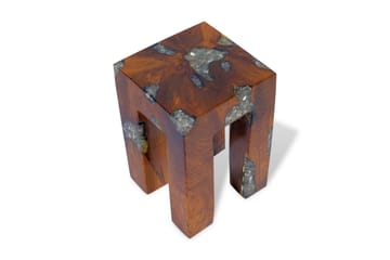 Krakk heltre teak og harpiks - Møbler - Stoler & lenestoler - Krakk