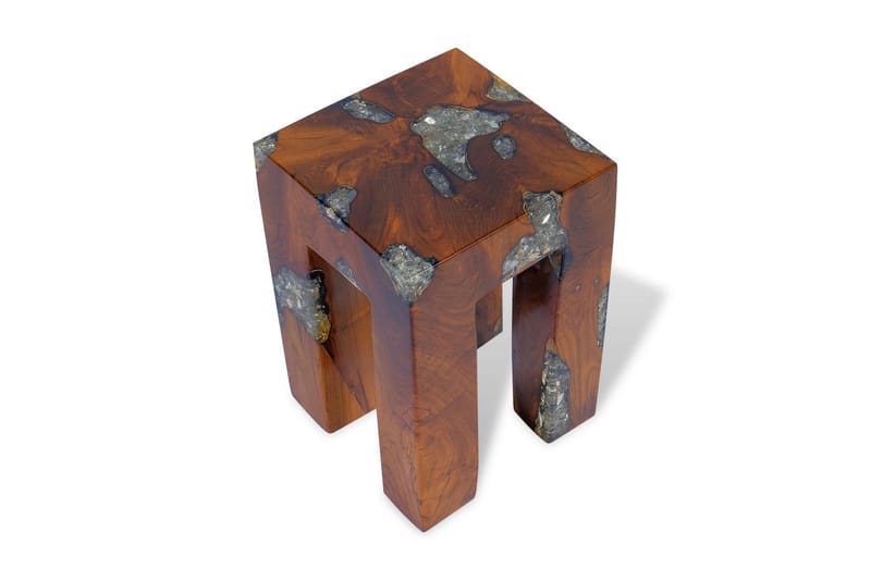 Krakk heltre teak og harpiks - Møbler - Stoler & lenestoler - Krakk
