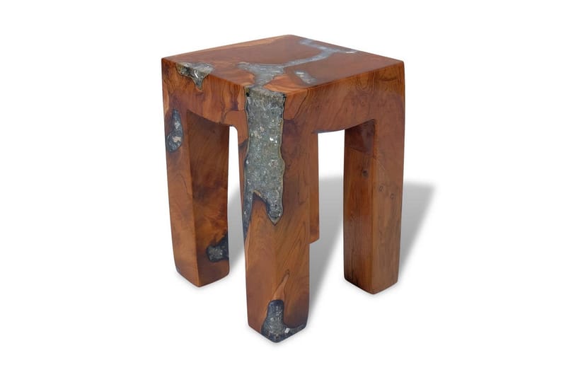 Krakk heltre teak og harpiks - Møbler - Stoler & lenestoler - Krakk