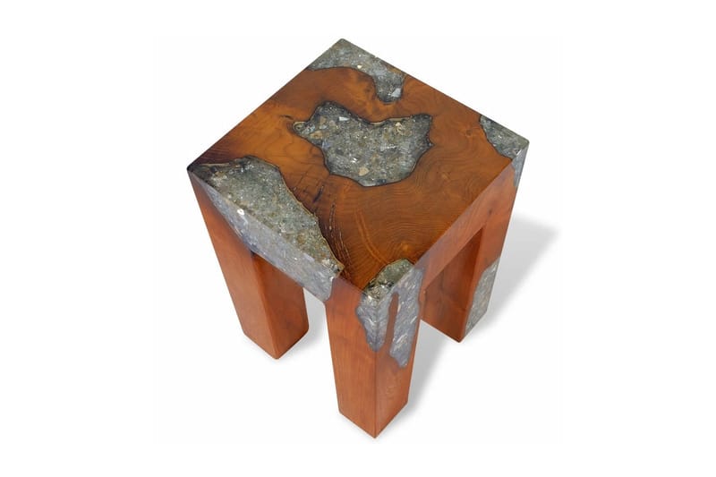 Krakk heltre teak og harpiks - Møbler - Stoler & lenestoler - Krakk