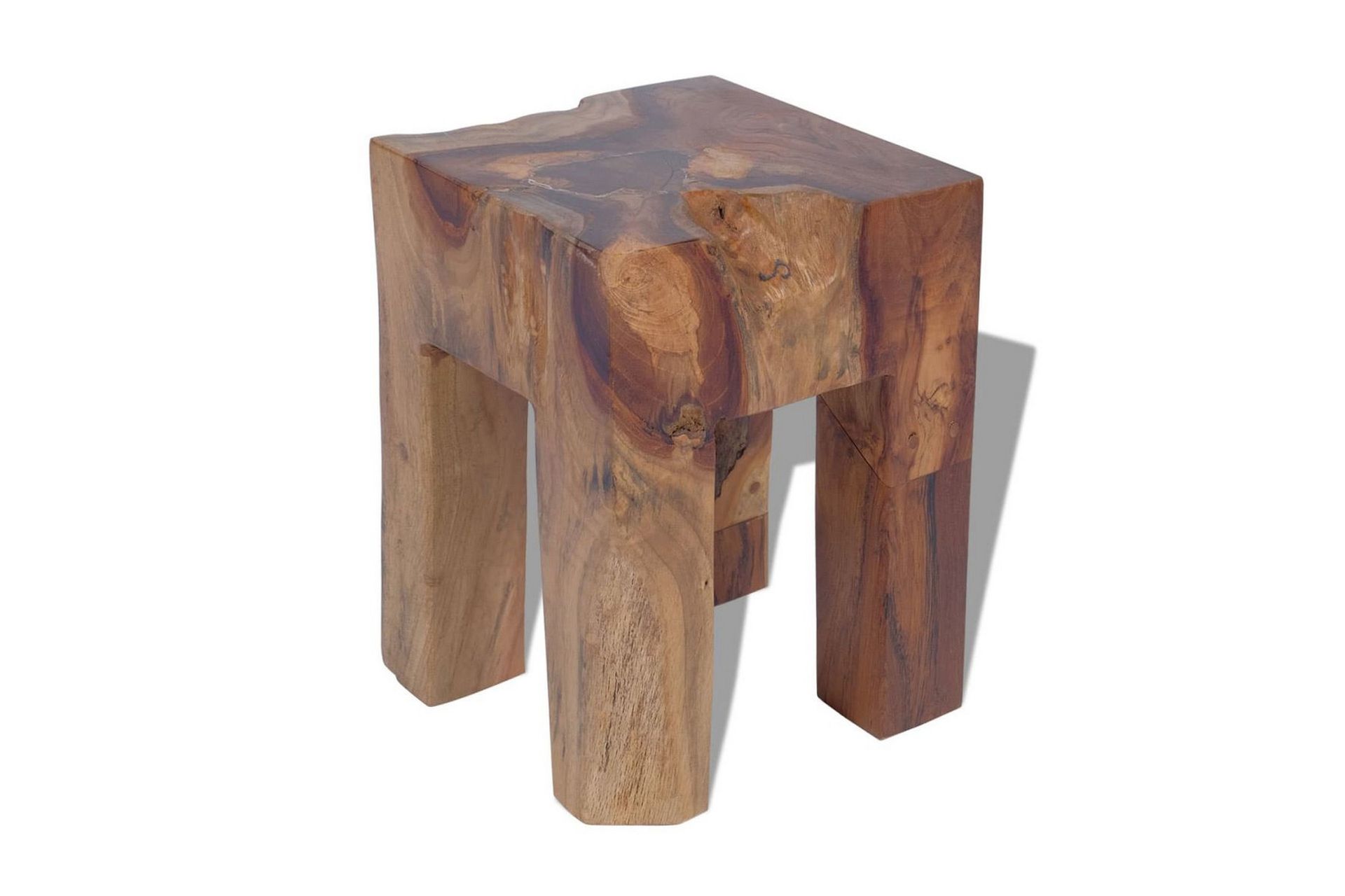 Krakk heltre teak - Møbler - Stoler & lenestoler - Krakk