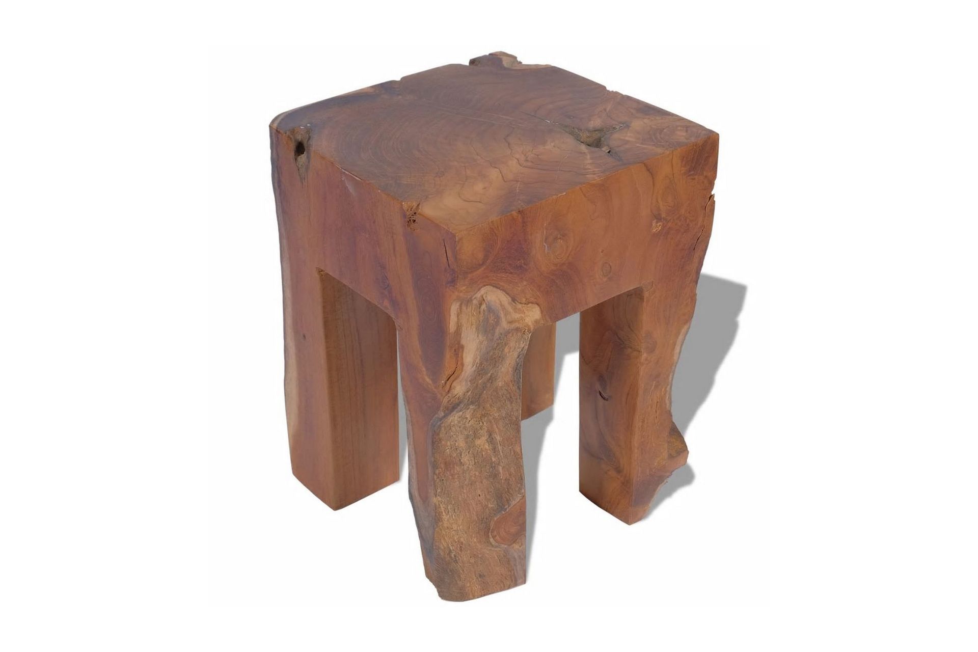 Krakk heltre teak - Møbler - Stoler & lenestoler - Krakk