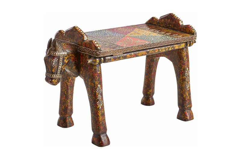 Lasarte Krakk 58 cm - Brun - Møbler - Stoler & lenestoler - Krakk