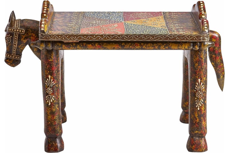 Lasarte Krakk 58 cm - Brun - Møbler - Stoler & lenestoler - Krakk