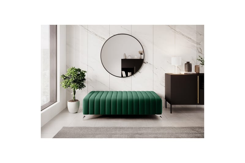 Laurece Fotskammel 132 cm - Grønn - Møbler - Stoler & lenestoler - Krakk - Fotskammel