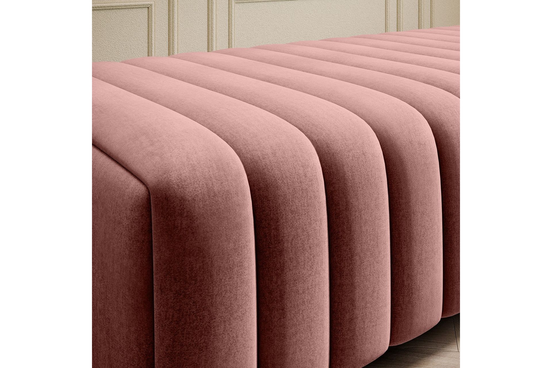 Laurece Fotskammel 132 cm - Rosa - Møbler - Stoler & lenestoler - Krakk - Fotskammel