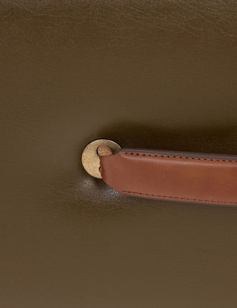 Lenira Sittepuff 43 cm - Khaki - Møbler - Stoler & lenestoler - Krakk - Puff