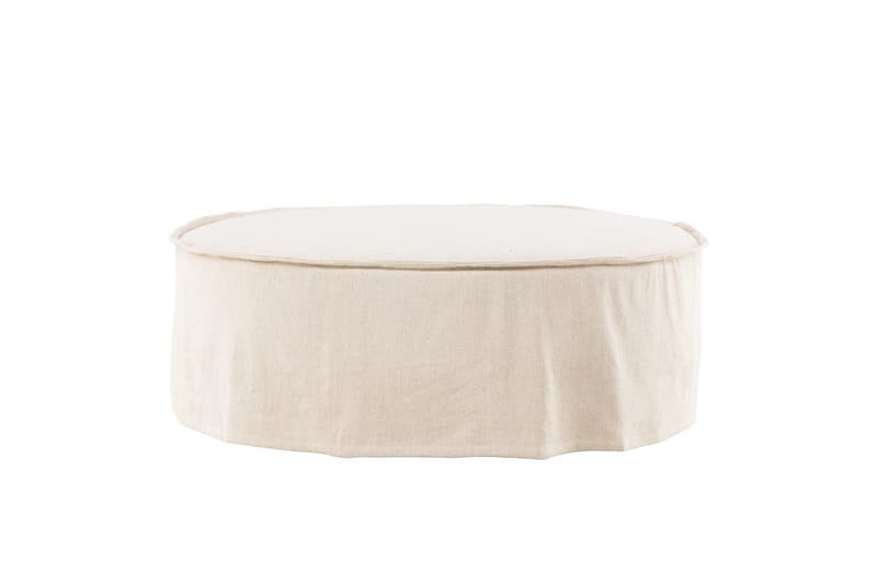 Lindö Puff 101 cm Rund, Beige