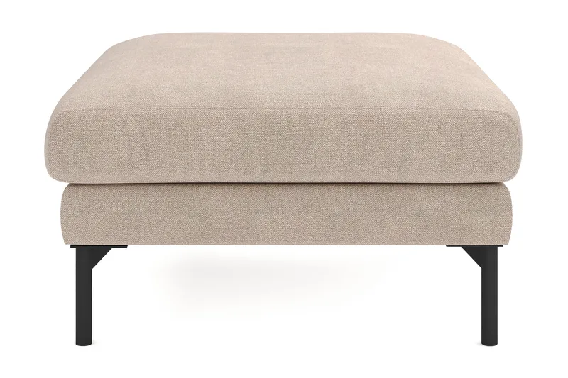 Menard Stoff Fotskammel 87 cm bred - Beige - Møbler - Stoler & lenestoler - Krakk - Fotskammel