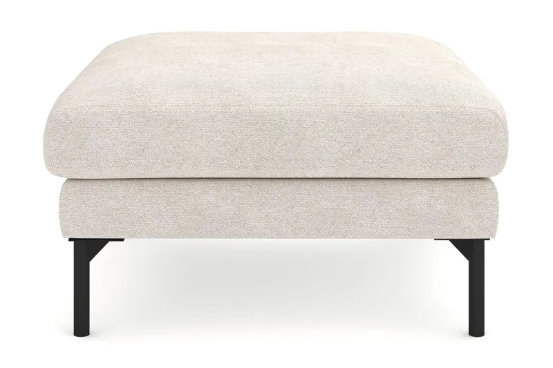 Menard Stoff Fotskammel 87 cm bred - Beige - Møbler - Stoler & lenestoler - Krakk - Fotskammel