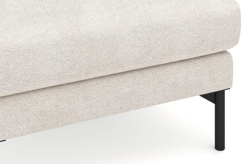Menard Stoff Fotskammel 87 cm bred - Beige - Møbler - Stoler & lenestoler - Krakk - Fotskammel